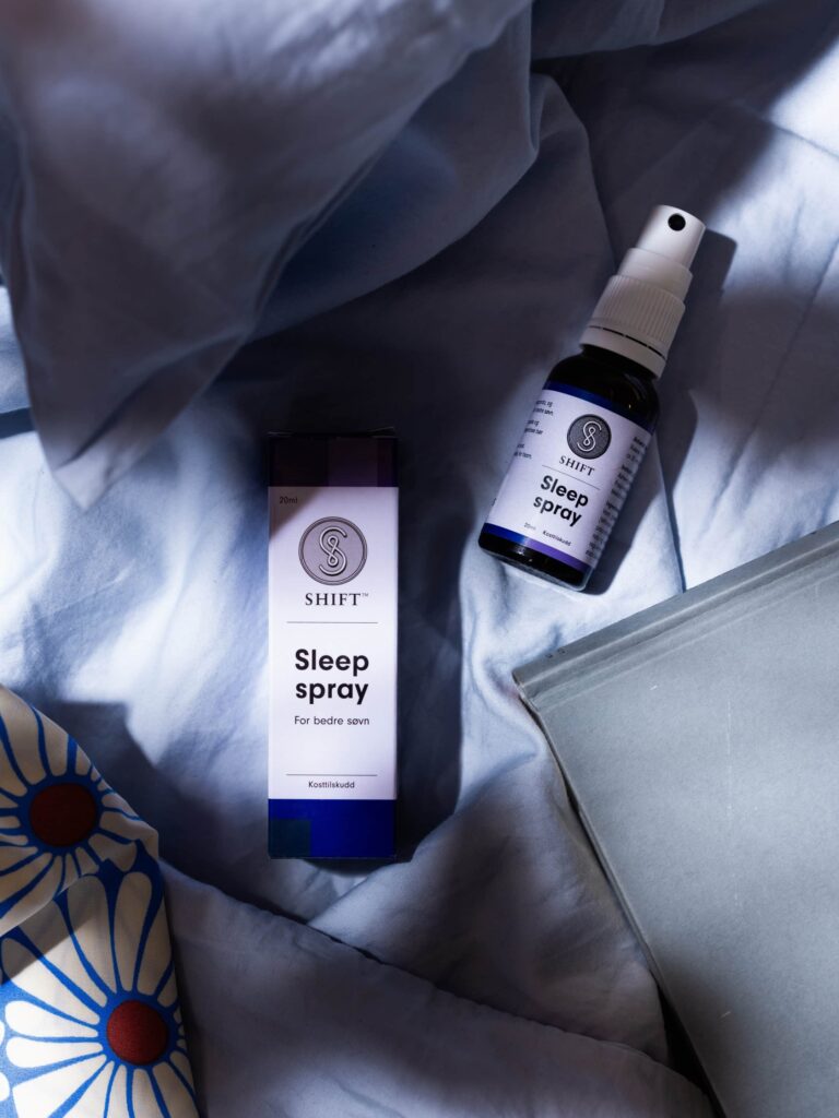 shift søvn sleep spray